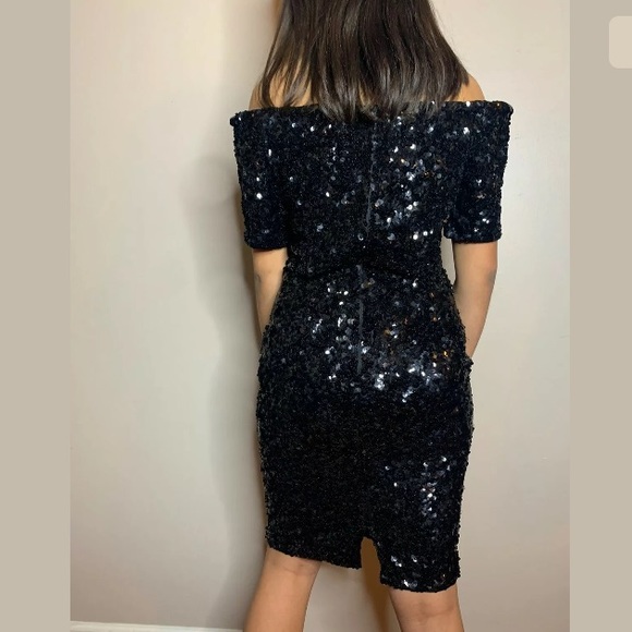 Vintage 1960’s Neiman Marcus Black Sequin Dress 4 - Picture 4 of 8